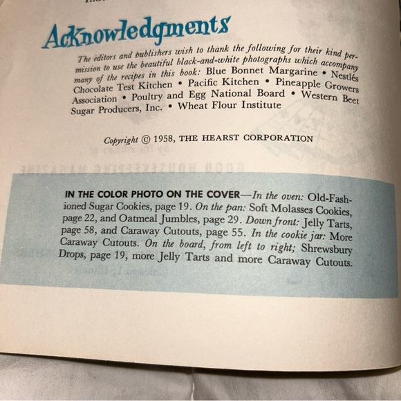 Vintage Good Housekeeping’s Book Of Cookies 1958 Paperback Cookbook - Picture 4 of 13